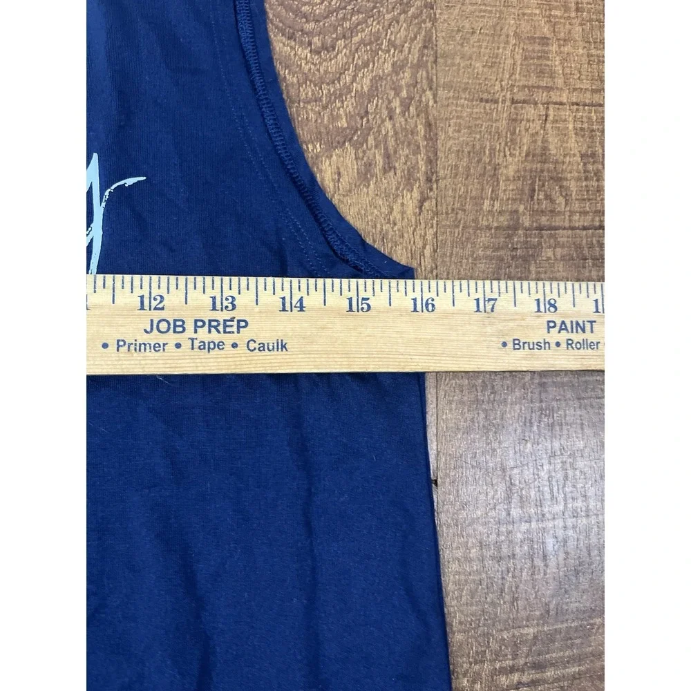 Nike Dri Fit Women's Blue Tank Top Sleeveless The Gym Is My Happy Place Size XS